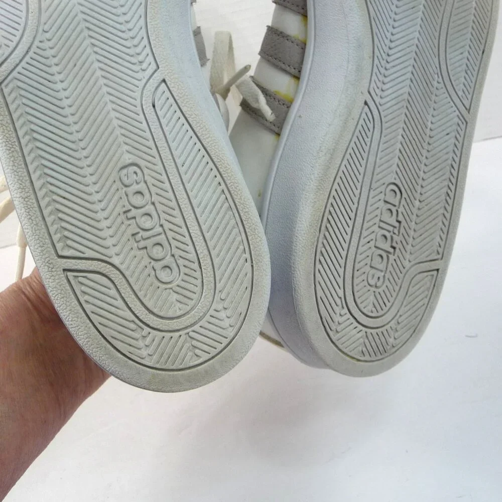 ADIDAS CLOUDFOAM LEATHER SNEAKERS SIZE 7
